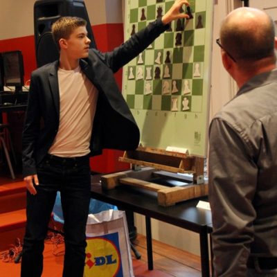 Casper wint van Roeland-demonstratie